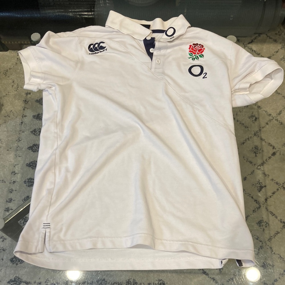 Authentic England Rugby Polo size Medium
